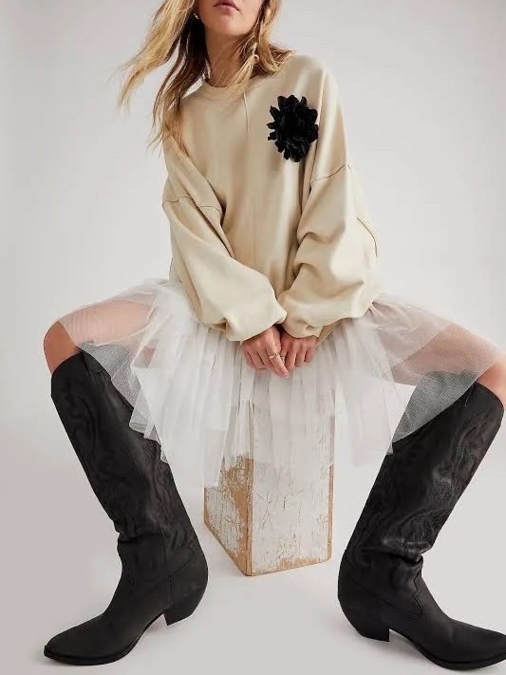 Jeffrey Campbell Finn Tall Western Boots - Picture 2 of 10